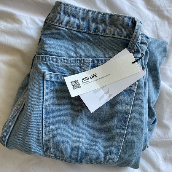 Zara | Jeans | Nwt Zara Mugler Dupe Straight Leg Jeans | Poshmark